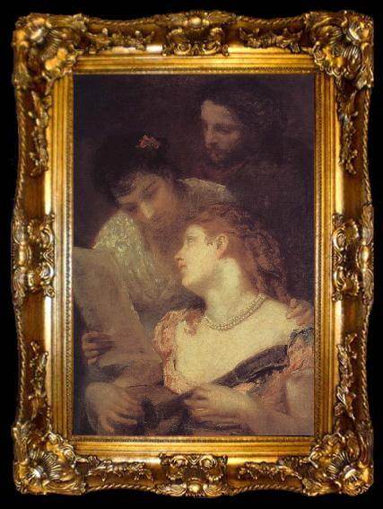 framed  Mary Cassatt Concert, ta009-2
